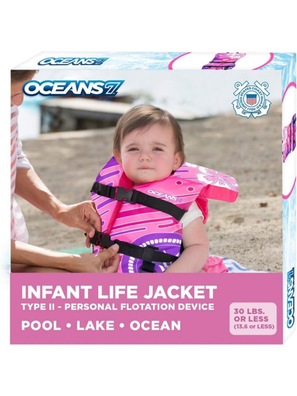 Kids Life Jacket - US Coast Guard Approved Vest for Infants, Children & Youth